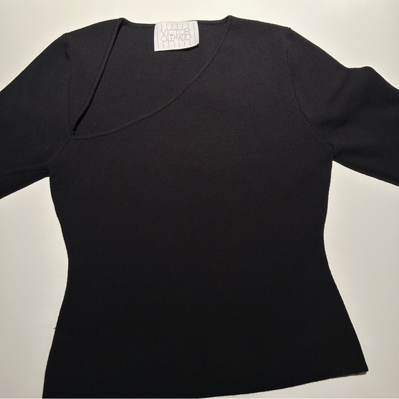 VICTOR GLEMAUD, Slash Sweater, Black, BNWT, 100% Wool, Size Medium - Picture 4 of 8